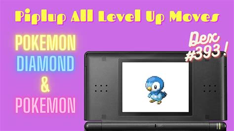 piplup level up moves.